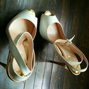 Christian Louboutin White Heels